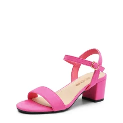 Ascenelle One Strap Open-Toe Chunky Sandals