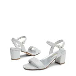 Ascenelle One Strap Open-Toe Chunky Sandals