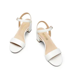 Ascenelle One Strap Open-Toe Chunky Sandals