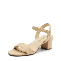 Ascenelle One Strap Open-Toe Chunky Sandals