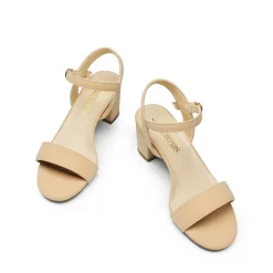Ascenelle One Strap Open-Toe Chunky Sandals