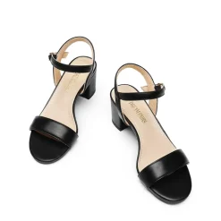 Ascenelle One Strap Open-Toe Chunky Sandals