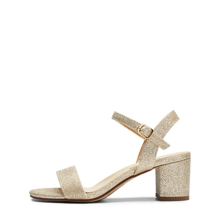 Ascenelle One Strap Open-Toe Chunky Sandals