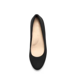 Ascenelle Platform Comfortable Mid Heel Pumps