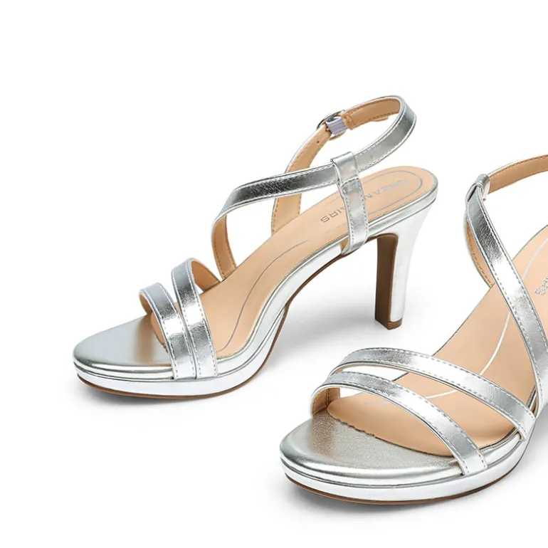 Ascenelle Platform Strappy High Heeled Sandals