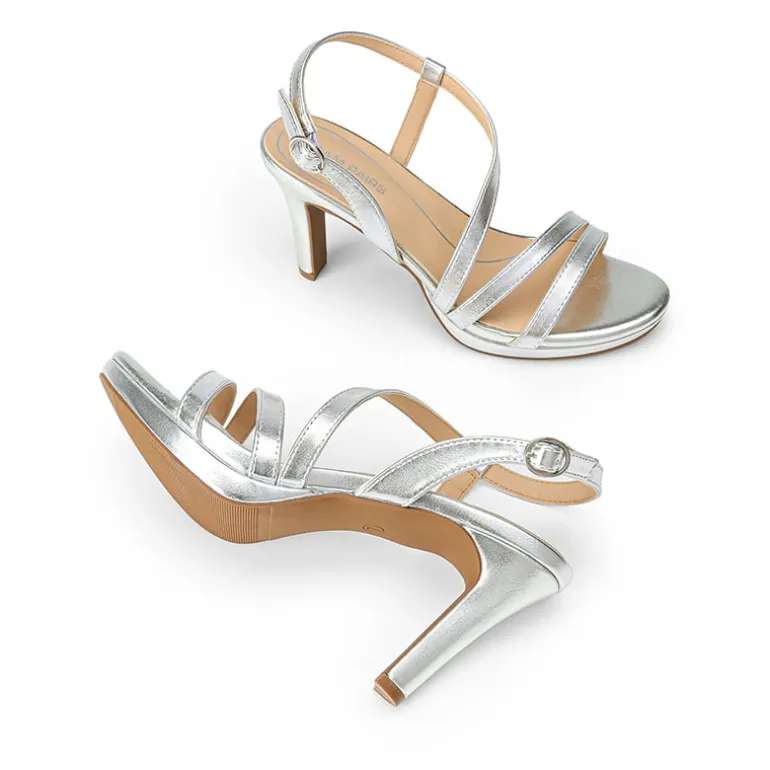 Ascenelle Platform Strappy High Heeled Sandals