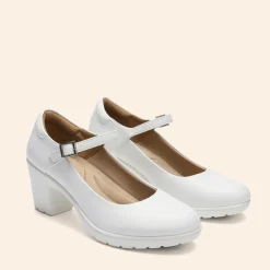 Ascenelle Round Toe Mary Jane Pumps - Edenia