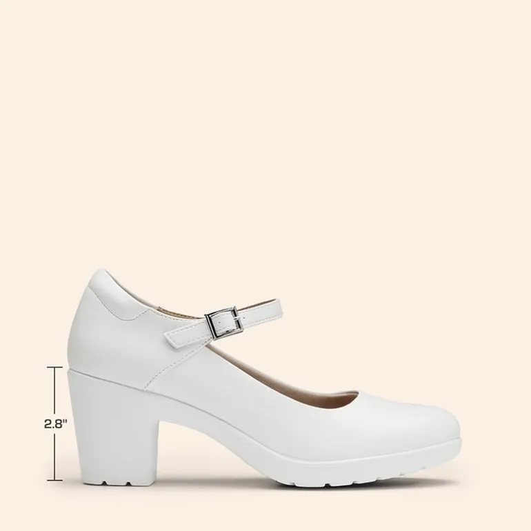 Ascenelle Round Toe Mary Jane Pumps - Edenia
