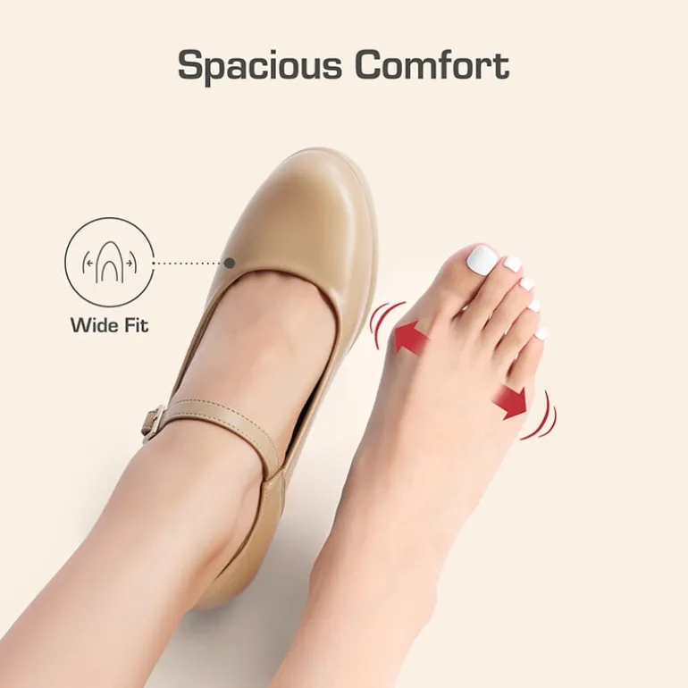 Ascenelle Round Toe Mary Jane Pumps - Edenia