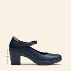 Ascenelle Round Toe Mary Jane Pumps - Edenia