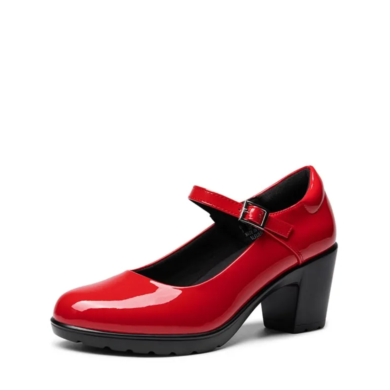 Ascenelle Round Toe Mary Jane Pumps - Edenia