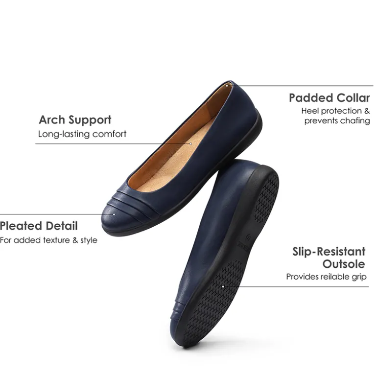 Ascenelle Slip On Arch Support Flats