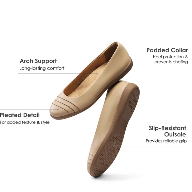 Ascenelle Slip On Arch Support Flats