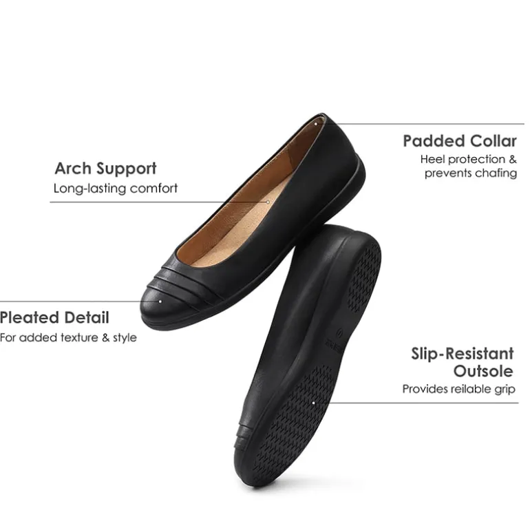 Ascenelle Slip On Arch Support Flats