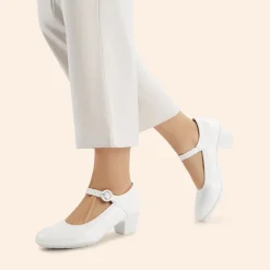 Ascenelle Slip-Resistant Arch Support Mary Jane Pumps
