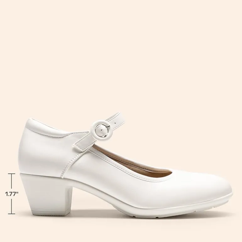 Ascenelle Slip-Resistant Arch Support Mary Jane Pumps