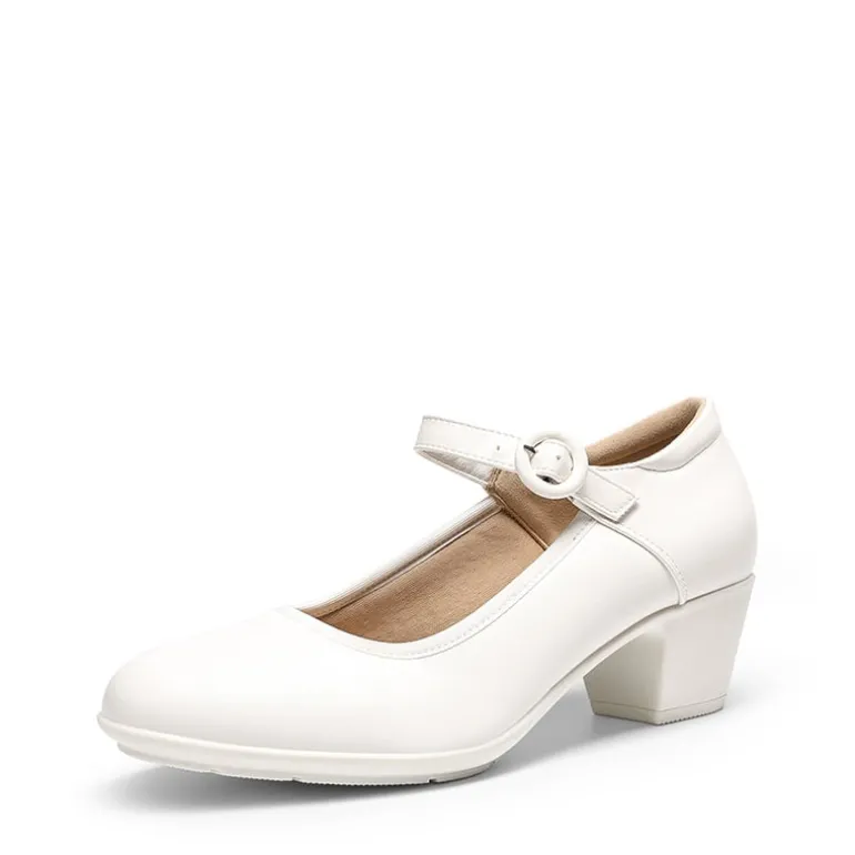 Ascenelle Slip-Resistant Arch Support Mary Jane Pumps