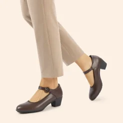 Ascenelle Slip-Resistant Arch Support Mary Jane Pumps