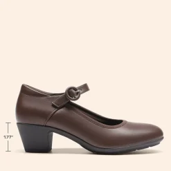 Ascenelle Slip-Resistant Arch Support Mary Jane Pumps