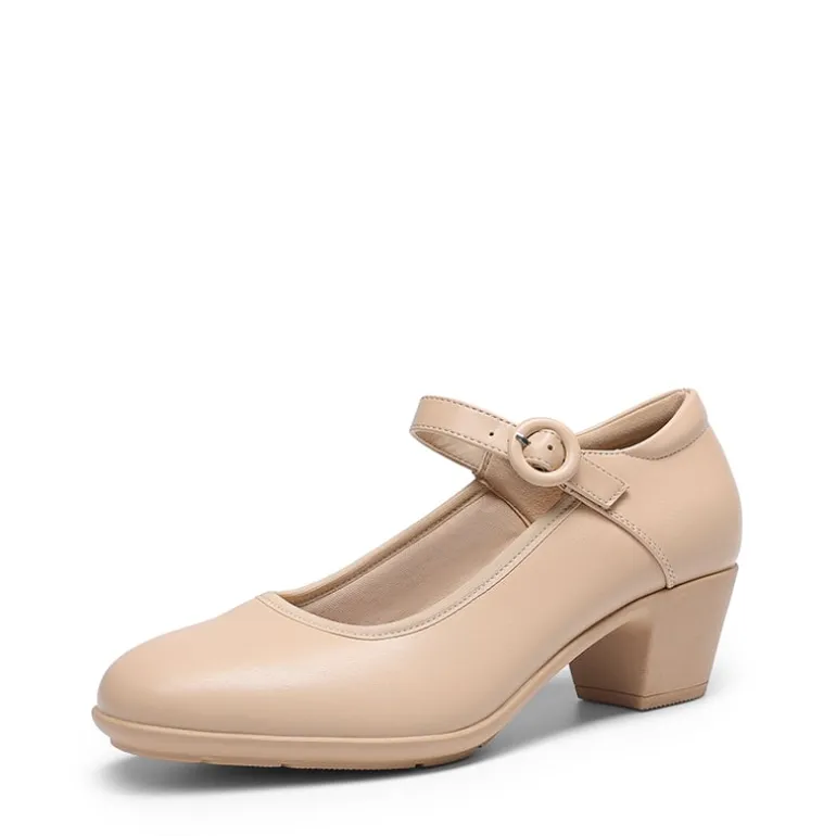Ascenelle Slip-Resistant Arch Support Mary Jane Pumps
