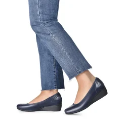 Ascenelle Square Toe Low Wedge Dress Pumps