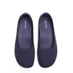 Ascenelle Women’s Arch Support Wide Toe Ballet Shoes Knit Edition