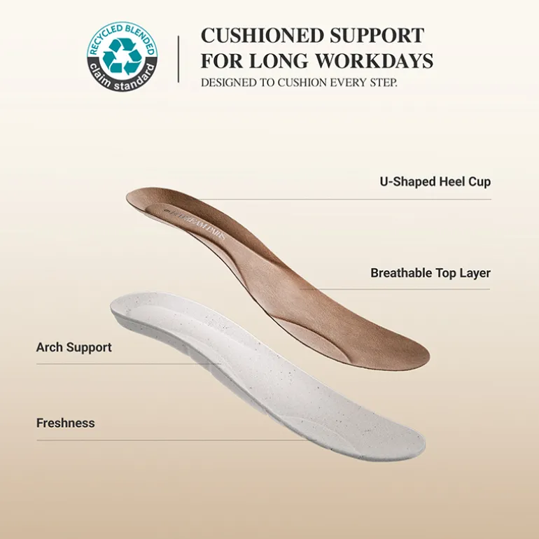 Ascenelle Women's Arch Support Slip-On Loafers
