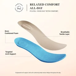 Ascenelle Women’s Arch Support Wide Toe Ballet Shoes Knit Edition