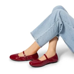 Ascenelle Women's Bendable Non-Slip Mary Jane Ballet Flats