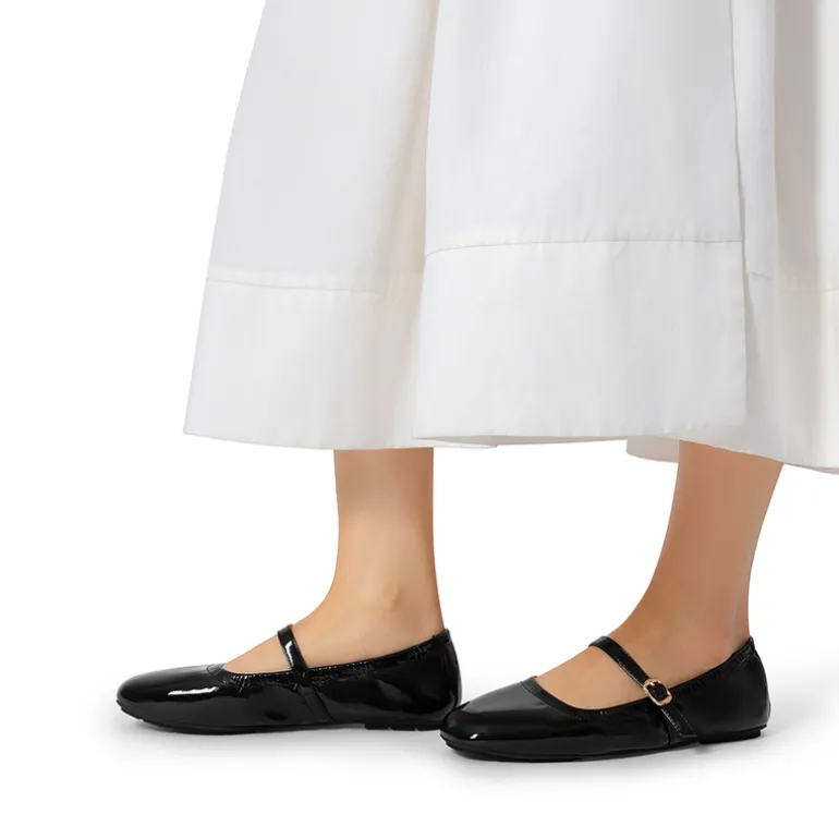 Ascenelle Women's Bendable Non-Slip Mary Jane Ballet Flats