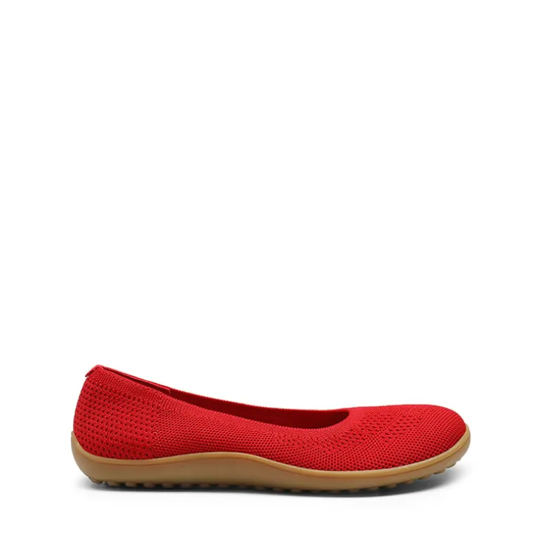Ascenelle Women's Breathable Round Toe Flats Knit Edition
