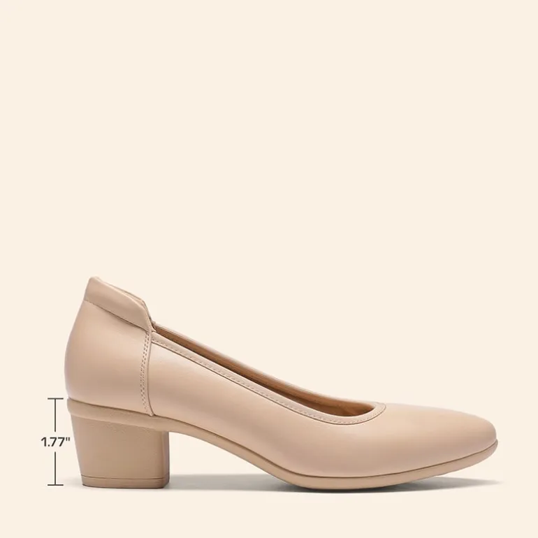 Ascenelle Women's Chunky Heel Dress Shoes