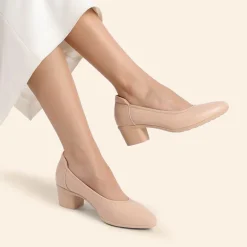 Ascenelle Women's Chunky Heel Dress Shoes