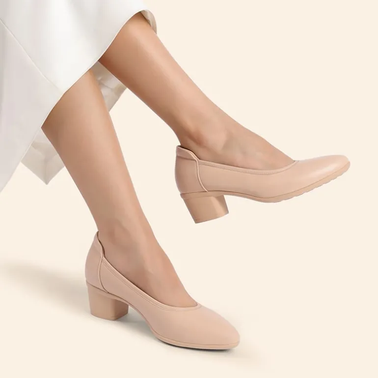 Ascenelle Women's Chunky Heel Dress Shoes