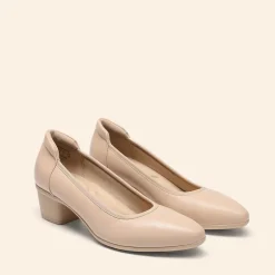 Ascenelle Women's Chunky Heel Dress Shoes