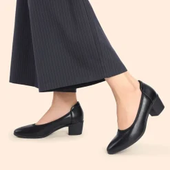 Ascenelle Women's Chunky Heel Dress Shoes