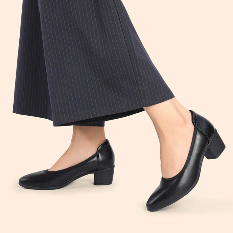 Ascenelle Women's Chunky Heel Dress Shoes