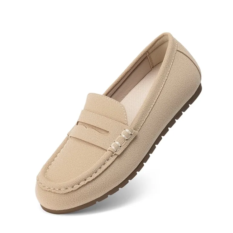 Ascenelle Women’s Comfortable Loafers with Arch Support