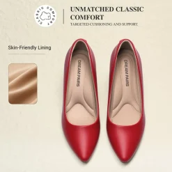 Ascenelle Women’s Comfortable Pumps with Arch Support
