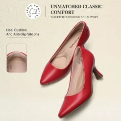 Ascenelle Women’s Comfortable Pumps with Arch Support
