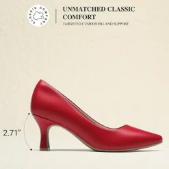 Ascenelle Women’s Comfortable Pumps with Arch Support
