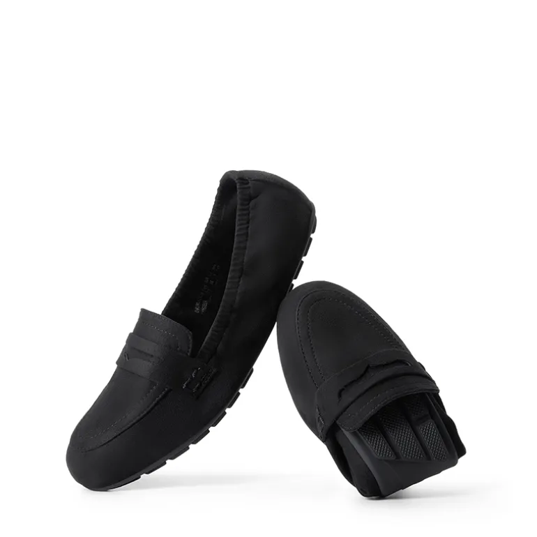 Ascenelle Women's Comfortable Slip-On Foldable Loafers