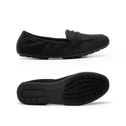Ascenelle Women's Comfortable Slip-On Foldable Loafers