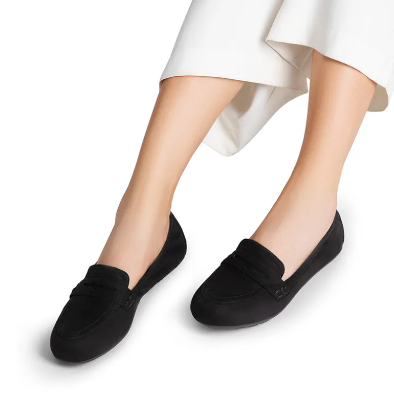 Ascenelle Women's Comfortable Slip-On Foldable Loafers