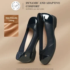 Ascenelle Women’s Comfortable Flats with Arch Support