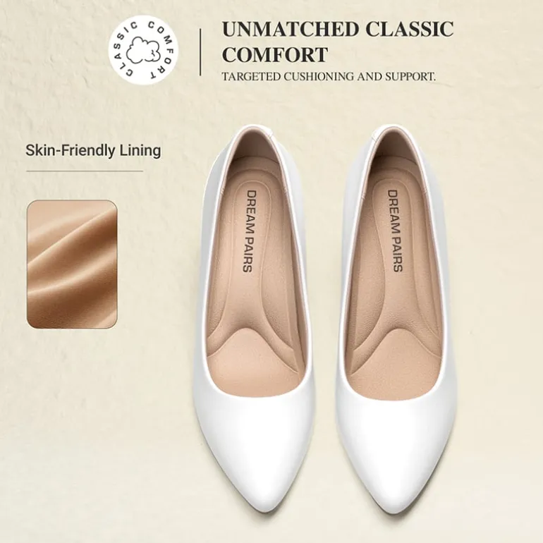 Ascenelle Women’s Comfortable Pumps with Arch Support
