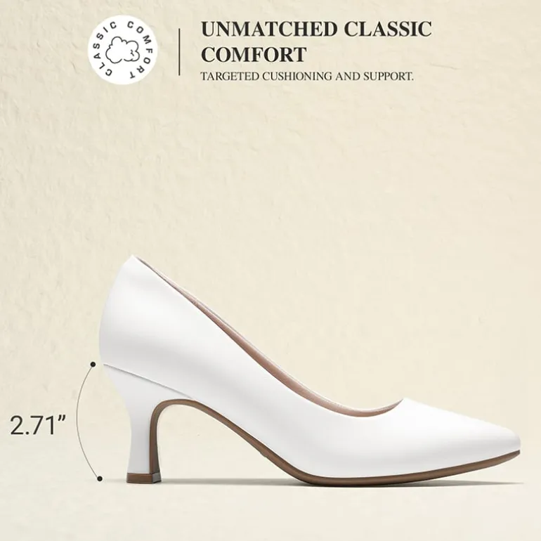 Ascenelle Women’s Comfortable Pumps with Arch Support