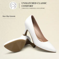 Ascenelle Women’s Comfortable Pumps with Arch Support