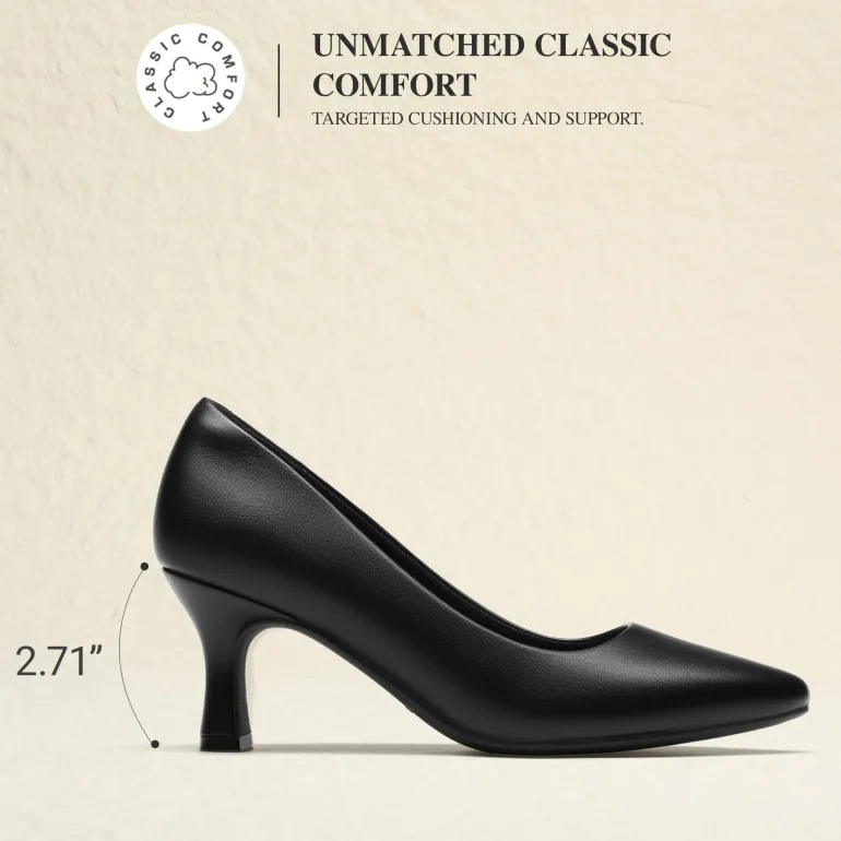 Ascenelle Women’s Comfortable Pumps with Arch Support