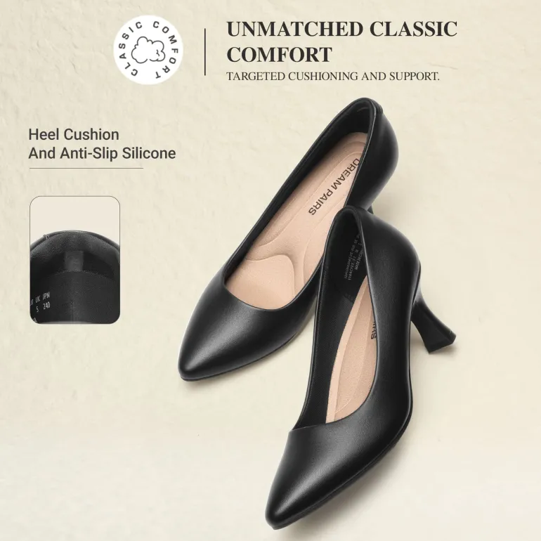 Ascenelle Women’s Comfortable Pumps with Arch Support